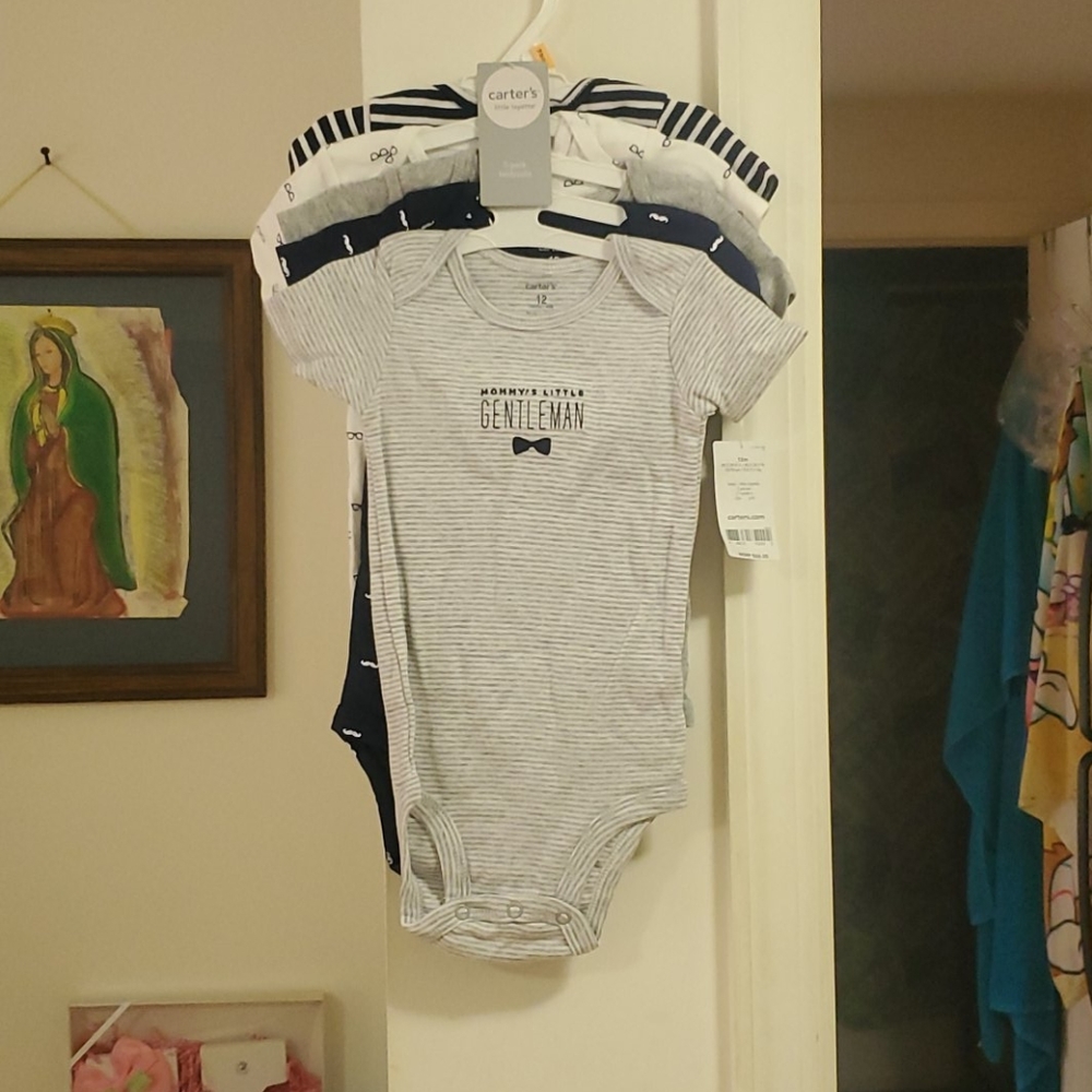 COPY - Carter's 5 pack bodysuits